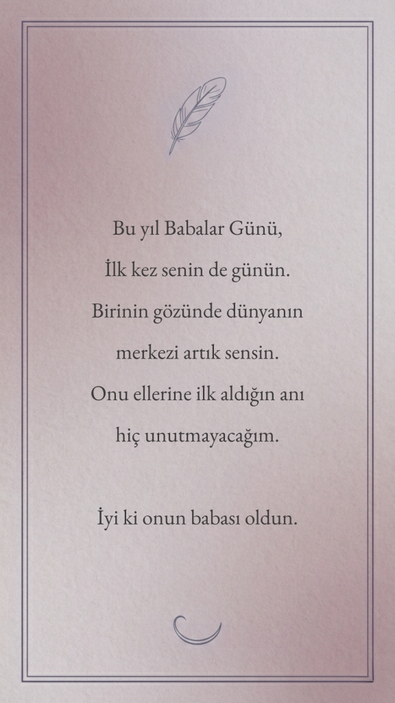 Mizahi Babalar Günü tebrik kartı tasarımı