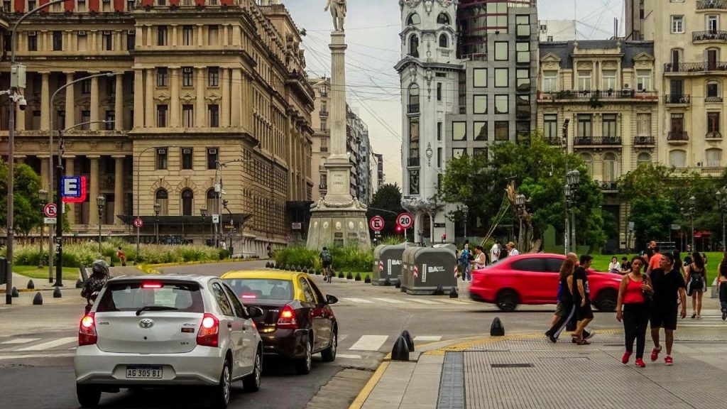 Arjantin nüfusunun yoğunlaştığı Buenos Aires şehir merkezi